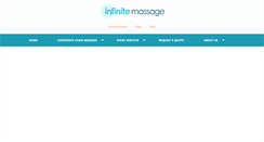 Desktop Screenshot of infinitemassage.com