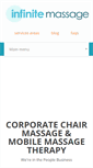 Mobile Screenshot of infinitemassage.com